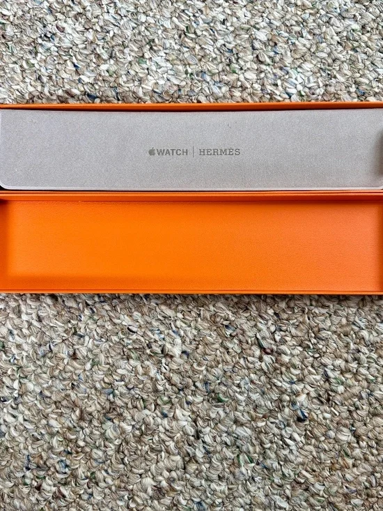 Hermes Double Tour Leather Band 40mm for Apple Watch + Box Authentic - Picture 7 of 9